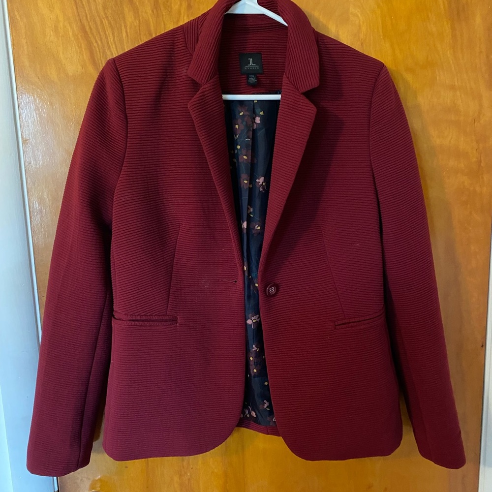 JL Studio Red Blazer